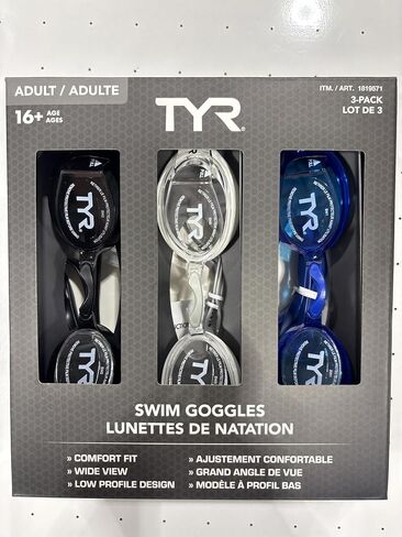 TYR LCWAGCA074ALL Cstc Adult Goggle Se SMK/BLK OS in Kuwait