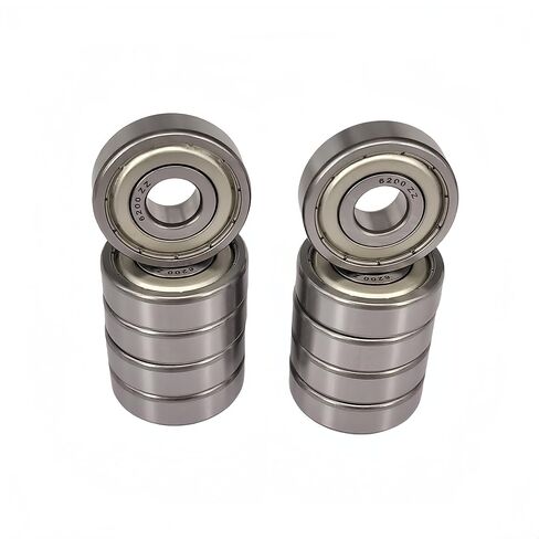 DEEG 10pcs 6200ZZ Deep Groove Ball Bearings 10mm ID 30mm OD 9mm Thick Chrome Steel Double Shielded Bearing in Kuwait