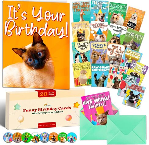 3 Funny Get Well Cards للرجال والنساء-كبير 5 × 7 بوصة ، فإن الكلاب اللطيفة التي تشعر بها بطاقات تحية أفضل-حرق جيدًا قريبًا وترحيب بطاقات الظهر لزملاء العمل ، والشفاء السريع ، والجراحة بعد الجراحة in Kuwait