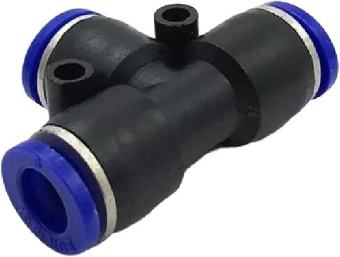 PE PY4 6 8 10 12mm T Y Shaped 3 Way Port Pneumatic Pipe Connector Tube Hose Fittings 30/50Pcs(Pe8,50pcs) in Kuwait