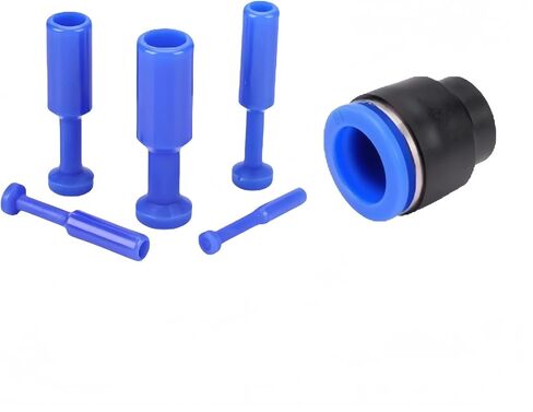 PP PPF Pneumatic Quick Couplings - Push Fit Connector Hose -4 6 8 10 12 16mm Direct Thrust Fittings 1/10Pcs(PP4,1PCS) in Kuwait