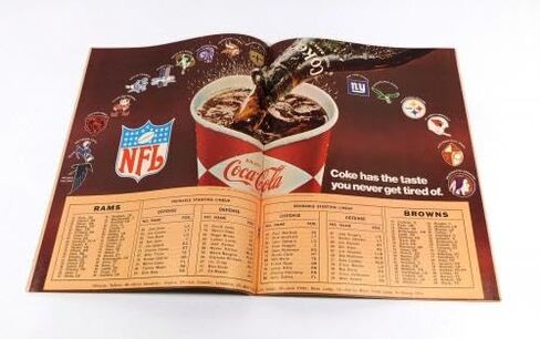 1968 Los Angeles Rams at Cleveland Browns NFL Football Program 9-29-68 - NFL Programs in Kuwait
