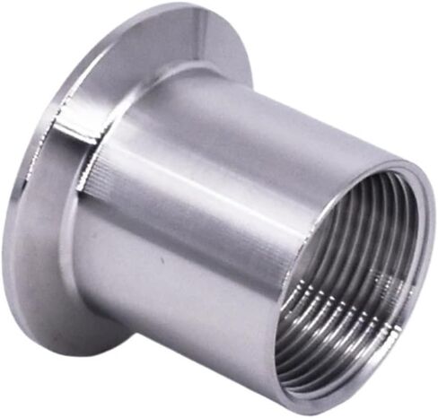 1/4" 3/8" 1/2" 3/4" 1" 2" 3" BSPT Female x 0.5" 1.5" 2" 2.5" Tri Clamp Pipe Fitting Connector SUS316 Stainless Homebrew(K50.5mm OD,3/8") in Kuwait