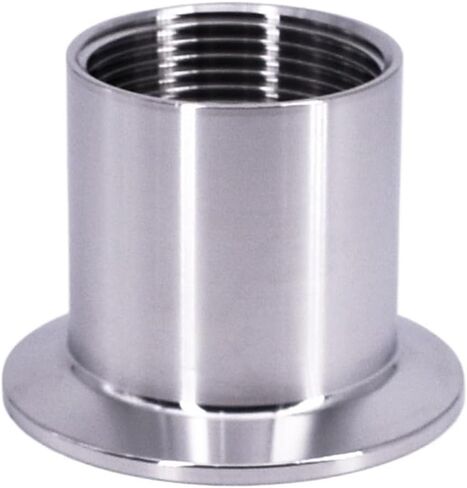 1/4" 3/8" 1/2" 3/4" 1" 2" 3" BSPT Female x 0.5" 1.5" 2" 2.5" Tri Clamp Pipe Fitting Connector SUS316 Stainless Homebrew(K50.5mm OD,3/8") in Kuwait