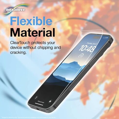 واقي شاشة BoxWave متوافق مع مقياس NAVAC NX1 الرقمي HVAC - ClearTouch ImpactShield (عبوتان)، واقي شاشة مرن لا يمكن اختراقه in Kuwait
