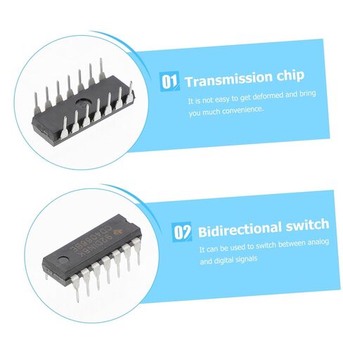 20pcs Four-Way Logic Gate Ic Chip Breadboard-Friendly Dip Digital and Analog Signal Switching in Kuwait
