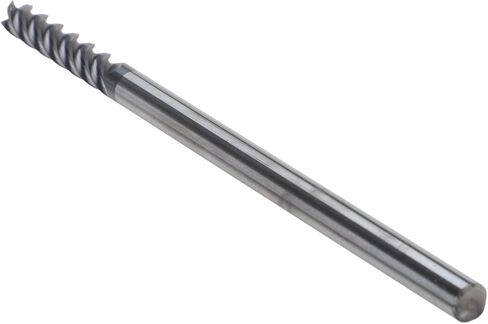 5 مللي متر نهاية مطحنة ل CNC 4 المزامير 100 مللي متر اضافية طويلة عرقوب قاطع كربيد HRC50 المعادن الصلبة النجارة الحفر أداة الأزرق الفضة in Kuwait
