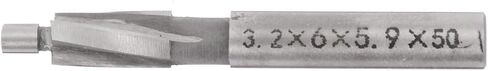 5Pcs M3-M8 Counterbore Milling Cutter High Speed Steel Pilot Slotting Tool 4 Flute Countersink End Mill Set HSS AL Pilot Slot Drill Bit for Aluminum Tool in Kuwait