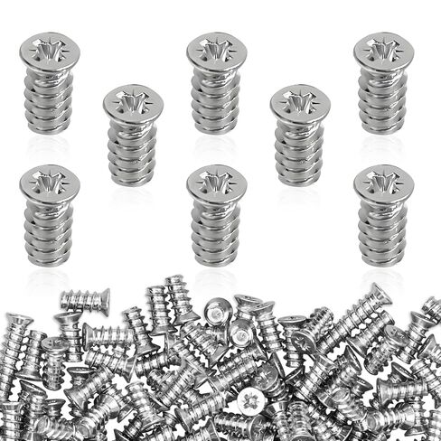 45 Pcs Drawer Rail Euro Screws are Compatible with IKEA 100349 | Crosshead Self-Tapping Screws, Secure Fastening, Durable Metal Construction in Kuwait