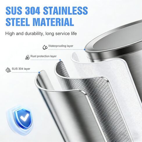 Touchless Stainless Steel Soap Dispenser, 11.5oz Automatic Hand Soap Dispenser with 3 Level Adjustable Sensor, Battery Operated Soap Pump for Kitchen Bathroom Sink in Kuwait