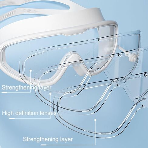 2 Pack Swim Goggles,UV Protection Anti-Fog Polarized Swimming Goggles for Age 6-14 in Kuwait