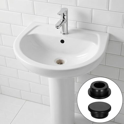 4 PCS Rubber Plugs for Round Holes, 26mm 1 Inch Dia T-Shaped Silicone Plugs, Black Round Snap in Plug Hole Seal Cover Rubber Stoppers Plug Waterproof for Kitchen Rubbers Bulkheads Bottles in Kuwait