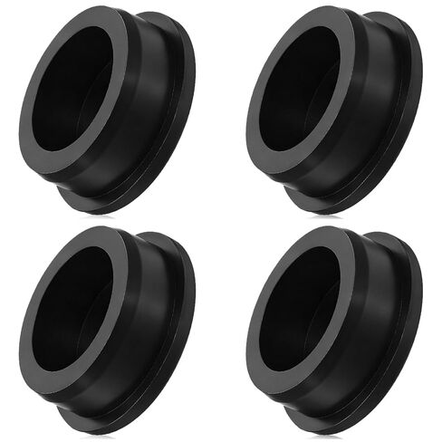 4 PCS Rubber Plugs for Round Holes, 39.3mm 1-1/2 Inch T-Shaped Silicone Plugs, Black Round Snap in Plug Hole Seal Cover Rubber Stoppers Plug Waterproof for Kitchen Rubbers Bulkheads Bottles in Kuwait