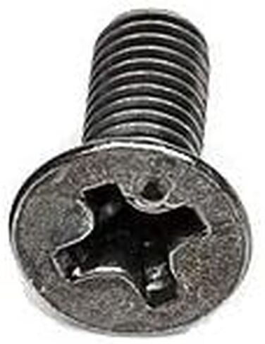 AVBcable AVB RS-440-12-BO 4-40x1/2 Philips Rack mounting Flat Head Machine Screw, Steel, Black Oxide 100/BAG in Kuwait