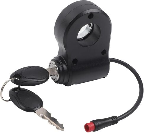Ignition Lock Assembly for KuKirin for G2 Pro for G2 Max Electric Scooter with 2-Pin Red Connector Key Switch Replacement Part Black in Kuwait