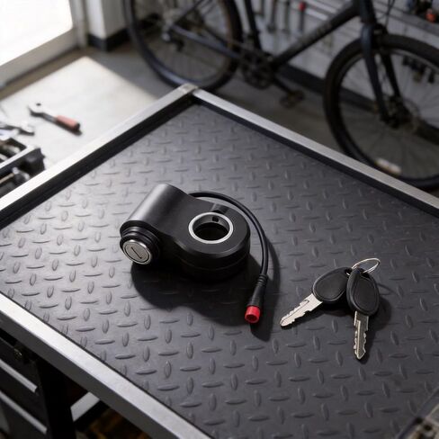 Ignition Lock Assembly for KuKirin for G2 Pro for G2 Max Electric Scooter with 2-Pin Red Connector Key Switch Replacement Part Black in Kuwait