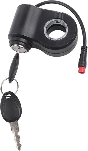 Ignition Lock Assembly for KuKirin for G2 Pro for G2 Max Electric Scooter with 2-Pin Red Connector Key Switch Replacement Part Black in Kuwait