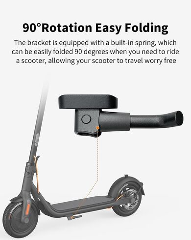مسند لسكوتر سلسلة Segway Ninebot F - يناسب F2/F2 Plus/F20/F25/F30/F35/F40/D18/D28/D38/D40، ملحق أصلي سهل التركيب ومضاد للطرف in Kuwait