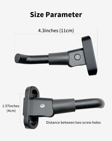 مسند لسكوتر سلسلة Segway Ninebot F - يناسب F2/F2 Plus/F20/F25/F30/F35/F40/D18/D28/D38/D40، ملحق أصلي سهل التركيب ومضاد للطرف in Kuwait