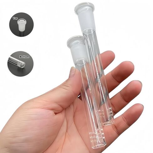 6 Pcs 4.72in Borosilicate Thick Glass Tubes with 2 Cleaning Brushes,14mm Compatible Tube Glass Tube,Steam Chemistry Air Drying Tube in Kuwait