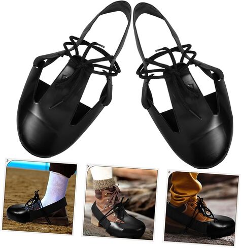1Pair Durable Collision Shoe Covers for Workers Breathable Protective Overshoes Toe Guard for Construction Labor Safety Wear Resistance and Impact in Kuwait