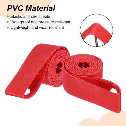 4 قطع شريط حافة الدراجة 26 بوصة × 20 مم من مادة PVC لإطارات الدراجة وشريط حافة العجلة الداخلي وشريط مضاد للخدش ووسادة واقية للطرق والدراجات الجبلية MTB in Kuwait