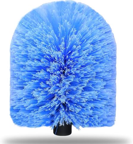 Big Cobweb Duster Head Twist-On Spider Web Fuster for Outdoor & Indoor Web Cleaning // Fits Standard 3/4 inch Threaded Poles // Cobweb Duster Brush Head Only (Blue) in Kuwait