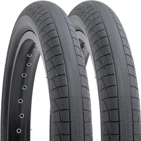 YUNSCM 2-PCS 20" إطارات دراجة 20x2.40/60-406 متوافقة مع إطارات الدراجة الطريق 20x2.40 (Y-1598) in Kuwait