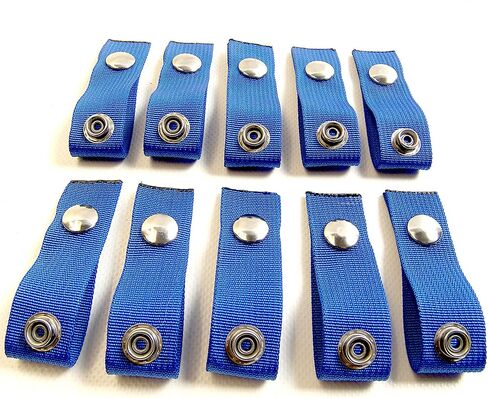 N.W. Tarp & Canvas Extender Snaps for Your Boat Cover, Blue (Extend A Snap), Adds 2" Inch, Finger Loop Built in, 10 Piece Set in Kuwait