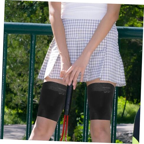 Totority Thigh Chafing Prevention Leg Sleeves Elastic Grip Enhancing Thigh Bands for Soccer Basketball Fitness in Kuwait