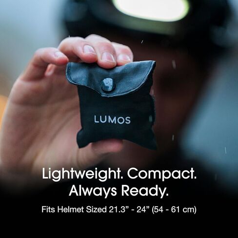 خوذة Lumos Ultra (أسود، بدون MIPS، مقاس M) وغطاء خوذة دراجة مقاوم للماء in Kuwait