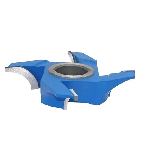 Shaper Cutter Door Making Style 4 Tooth 1/4'' Corner Rounding Arc Forming End Mills Carbide Tipped Tongue and Groove Flooring Shaper(D155XL27X4T,Hole 30mm) in Kuwait
