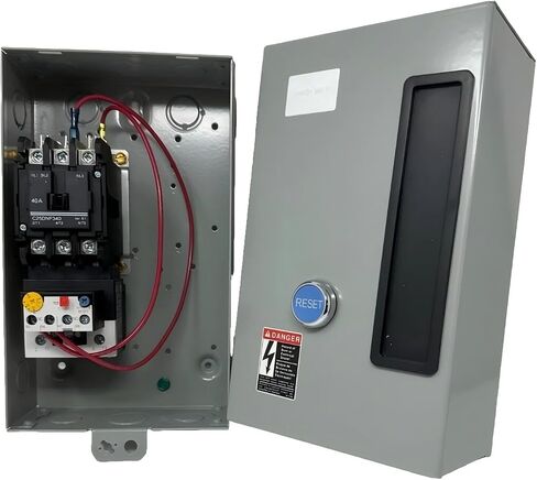 A27CGF40B040 Air Compressor Magnetic Motor Starter - For Eaton Air Compressors & HVACR - Magnetic Starter Replacement - 10 HP 230V 3 Phase NEMA 1 Enclosure 40A Contactor 24-40A Overload in Kuwait
