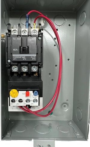 A27CGF40B040 Air Compressor Magnetic Motor Starter - For Eaton Air Compressors & HVACR - Magnetic Starter Replacement - 10 HP 230V 3 Phase NEMA 1 Enclosure 40A Contactor 24-40A Overload in Kuwait