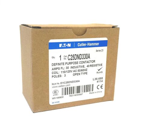 جديد CUTLER HAMMER C25-DND330A CONTACTOR SER.D1 C25DND330A in Kuwait