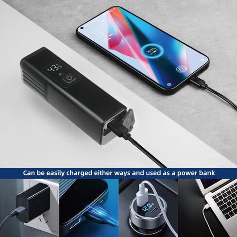 USB Rechargeable 1800 Lumens Bike Light,4000mAh Battery with Power Bank Function,5 Light Modes Waterproof Bicycle Lights for Road, Mountain, Cycling in Kuwait