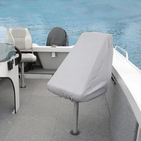 Oceansouth Large Boat Seat Cover | Marine Grade Weather Resistant Seat Protector for Helm, Bucket & Fixed Back Boat Seats in Kuwait