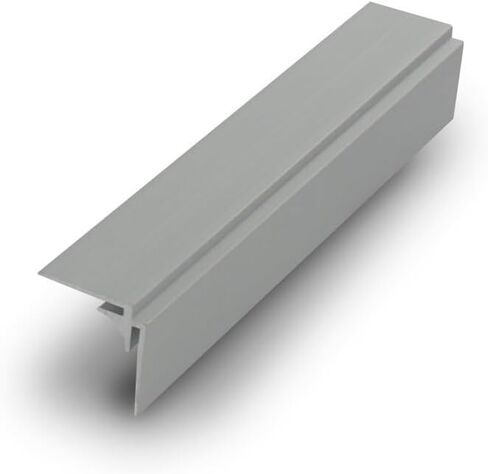 Outwater 1/16in Clear Anodized Satin Aluminum 90 Degree Inside Corner Channel - 36in Pieces (4 Pack) in Kuwait