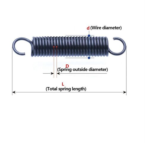 Double Hook Springs, Compression Spring S Hook Wire Diameter 2.5mm Outer 20mm Tension Extension Springs(140mm (1Pcs)) in Kuwait