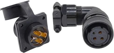 Connector YD28 4-pin 3P+E YD28K15T metal protection plug socket motor(Green-15 pin) in Kuwait