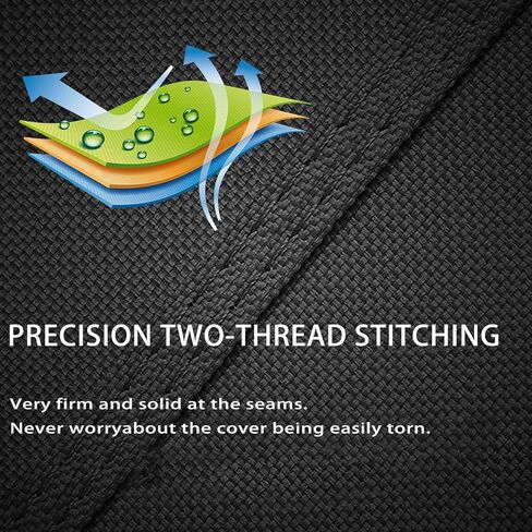 Jet Ski Cover for Yamaha WaveRunner JetBlaster PRO 3-Up 2025 2026, All-Weather Water Resistant Personal Watercraft Protective Cover, Outdoor Storage Motorboat Cover,B Black+White in Kuwait