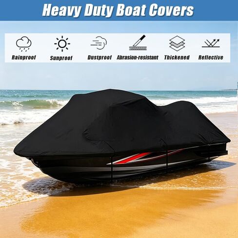 غطاء Jet Ski لـ Kawasaki 750 SXi Pro 1998-2002، أغطية Jetski شديدة التحمل قابلة للقطر، غطاء PWC مقاوم للماء للتخزين والاستخدام الخارجي، غطاء مائي شخصي in Kuwait