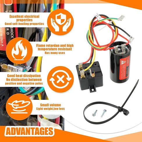 CSR-U2 Hard Start Capacitor Kit | Compressor Saver for 3 1/2 to 5 Ton Units in Kuwait