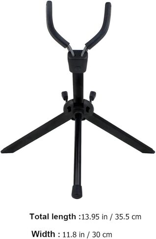 Beavorty Foldable Portable Alto Saxophone Stand Rack Black Adjustable Saxophone Holder for Desktop and Practice for Musicians in Kuwait