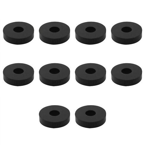 HJGarden 10PCS 30x7x10mm Black Circular Rubber Shock Absorber Washers Equipment Cushioning Pad for Furniture Industrial Metal Automotive Components Electrical Appliances in Kuwait