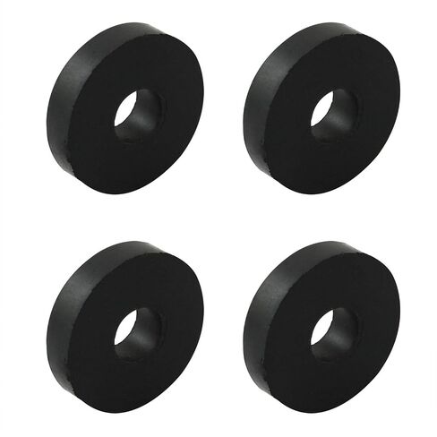 HJGarden 10PCS 30x7x10mm Black Circular Rubber Shock Absorber Washers Equipment Cushioning Pad for Furniture Industrial Metal Automotive Components Electrical Appliances in Kuwait