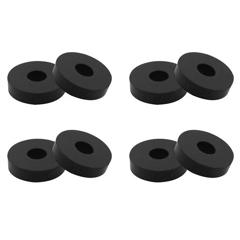 HJGarden 10PCS 30x7x10mm Black Circular Rubber Shock Absorber Washers Equipment Cushioning Pad for Furniture Industrial Metal Automotive Components Electrical Appliances in Kuwait