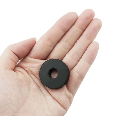 HJGarden 10PCS 30x7x10mm Black Circular Rubber Shock Absorber Washers Equipment Cushioning Pad for Furniture Industrial Metal Automotive Components Electrical Appliances in Kuwait