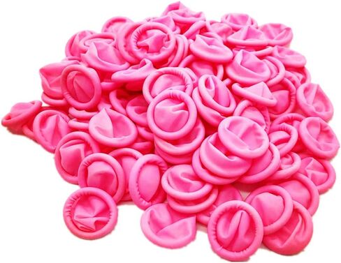 Sanbo ESD Finger Cots, Disposable Finger Protectors, Latex Anti-Static Finger Tip Rubber Protect Keeping Dressing Dry and Clean(Approx 1000pcs, Pink) in Kuwait