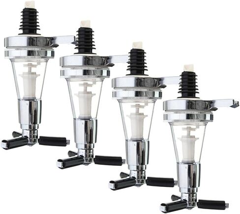 AAGAZA 4 Pieces Dual Purpose Bar Butler Wall Mounted Wine Liquor Spirit Beer Dispenser 30ml in Kuwait